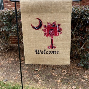 USC Palmetto Tree Garden Flag