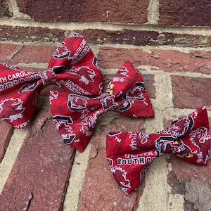 University of South Carolina Dog Bow Tie