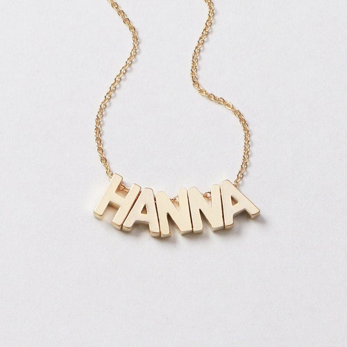 Iro Name Necklace N5A Personalized 