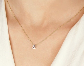 Ampersand Necklace N9 • Unity Necklace, Friendship Necklace, Gift for Her