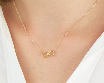 Infinity Necklace N13 • Dainty Infinity Necklace, Everyday Necklace, Friendship Necklace, Love Necklace, Infinity Loop, Gift For Her