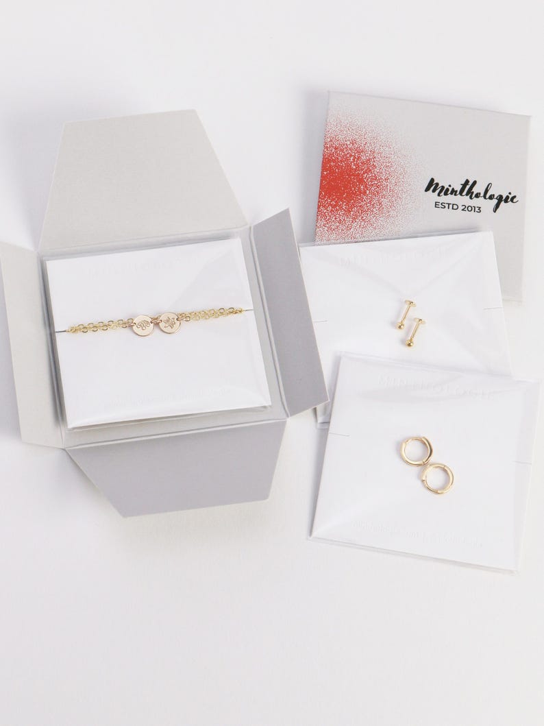 Tiny Disc Necklace N207 • 6MM Disc, Custom Initial Necklace, Gold Letter Necklace, Silver Disc Necklace, Bridesmaid Gift image 12
