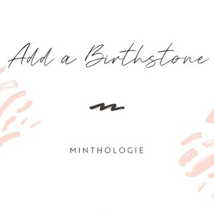 Add a Birthstone • Tiny Birthstone Charm for Personalized Jewelry