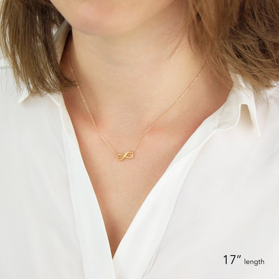 Infinity Necklace N13 Dainty Infinity Necklace Everyday Necklace Friendship Necklace Love Necklace Infinity Loop Gift for Her Etsy Canada