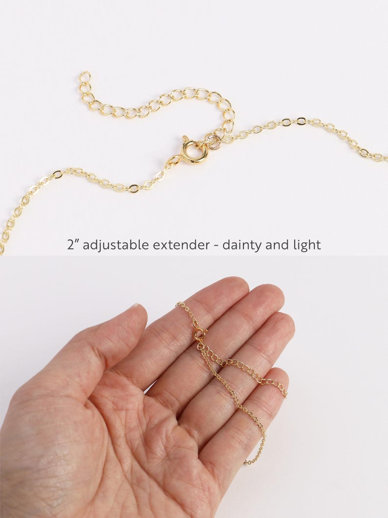 Tiny Disc Necklace N207 • 6MM Disc, Custom Initial Necklace, Gold Letter Necklace, Silver Disc Necklace, Bridesmaid Gift image 9