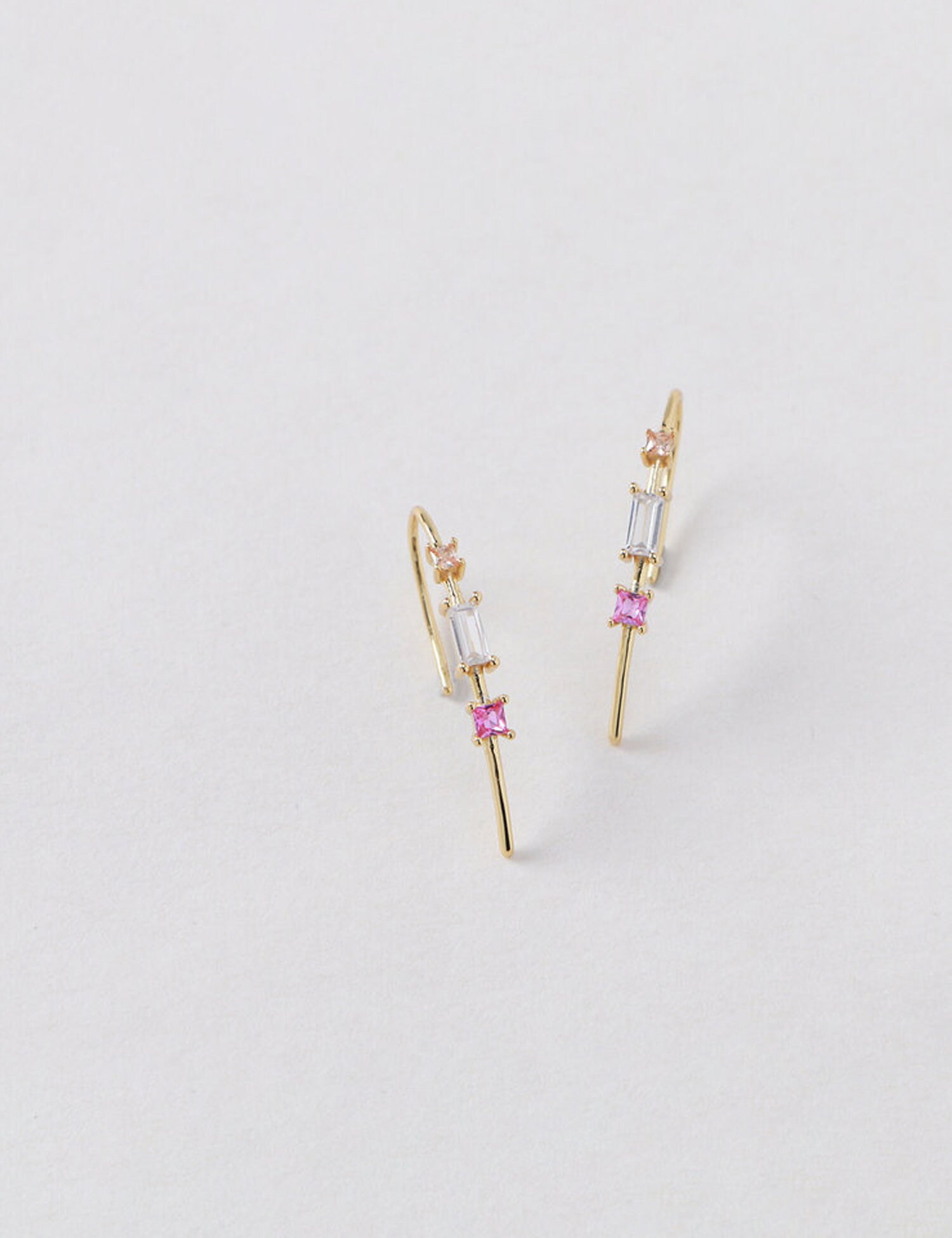white pearl studs