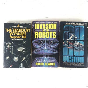 Vintage Lot of Science Fiction Paperbacks, Sci Fi Books