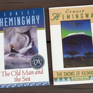 Ernest Hemingway Books, Old Man and the Sea, The Snows of Kilimanjaro