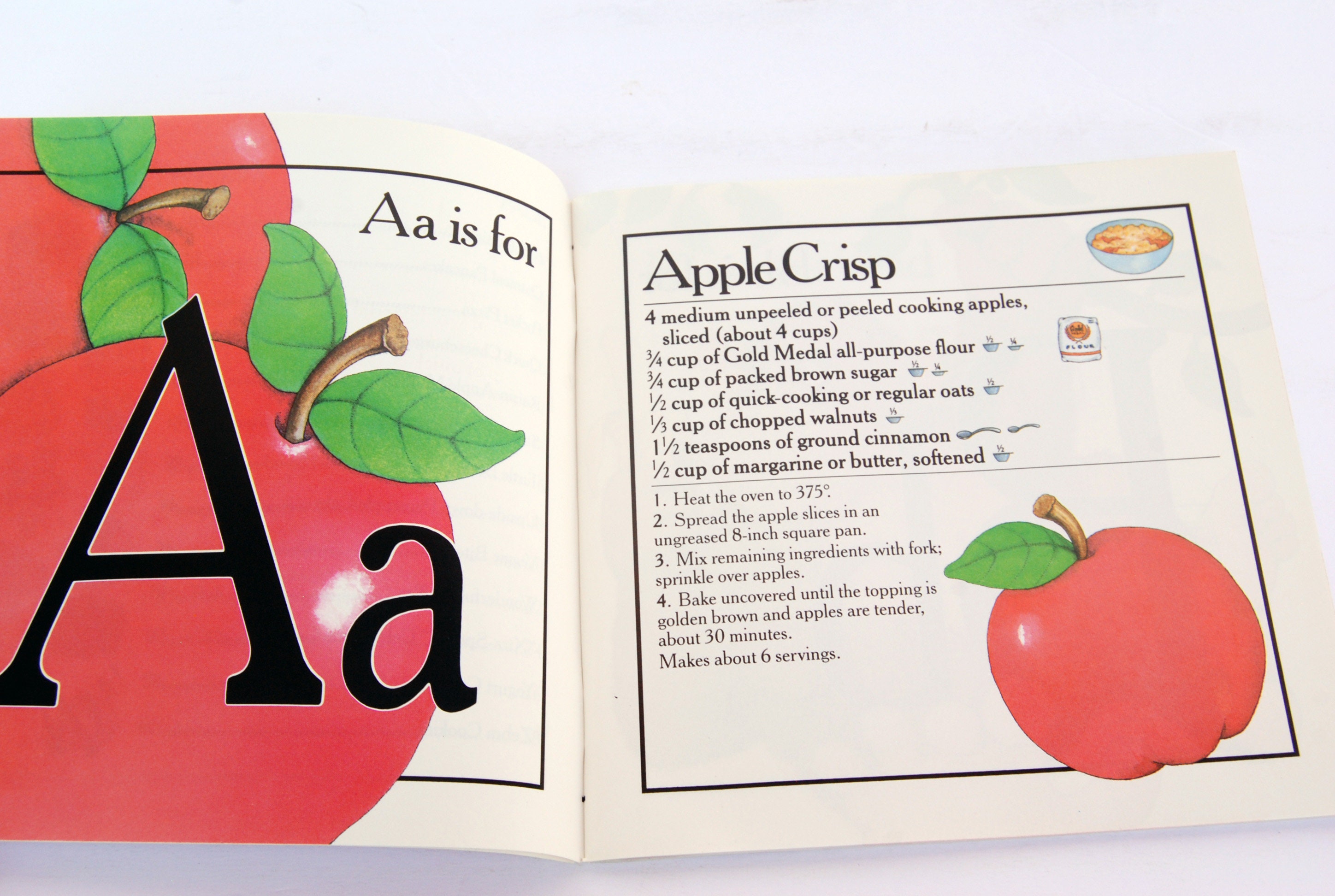 Alpha Bakery Children's Cookbook by Gold Medal Flour 1997 Etsy