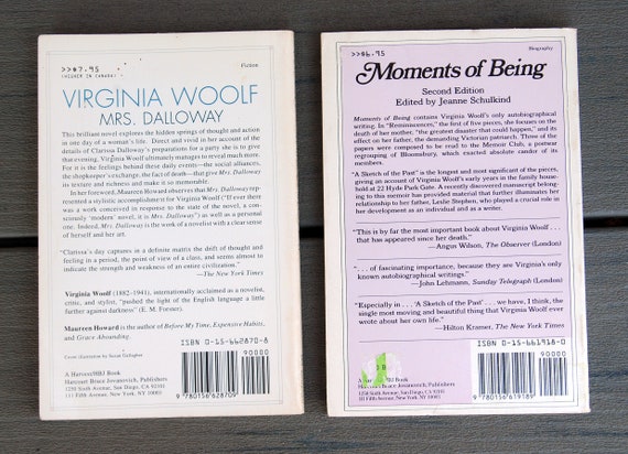 Moments of Being: A Collection of Autobiographical Writing by Virginia  Woolf