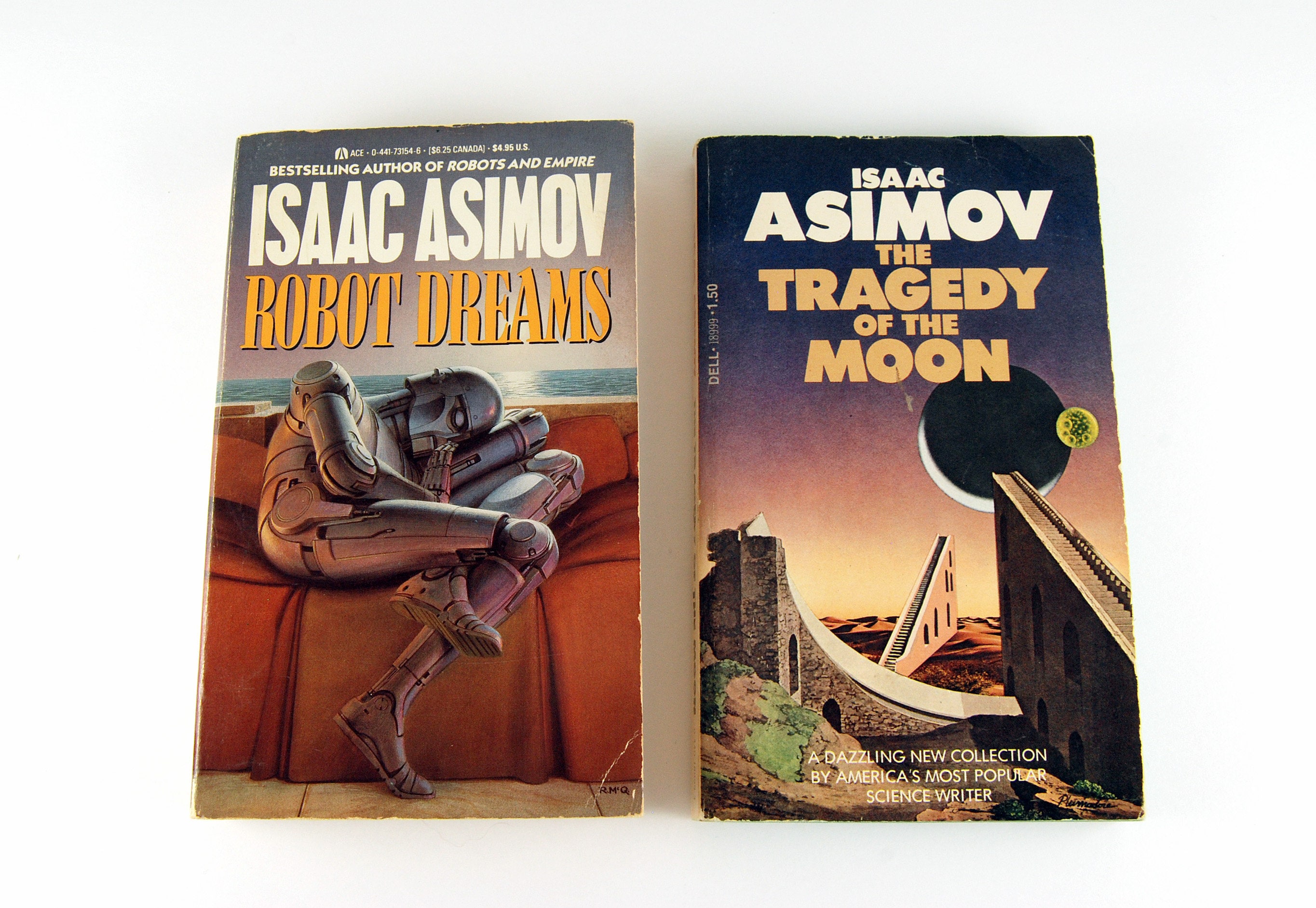 Isaac Asimov Books Tragedy of the and Robot - Etsy
