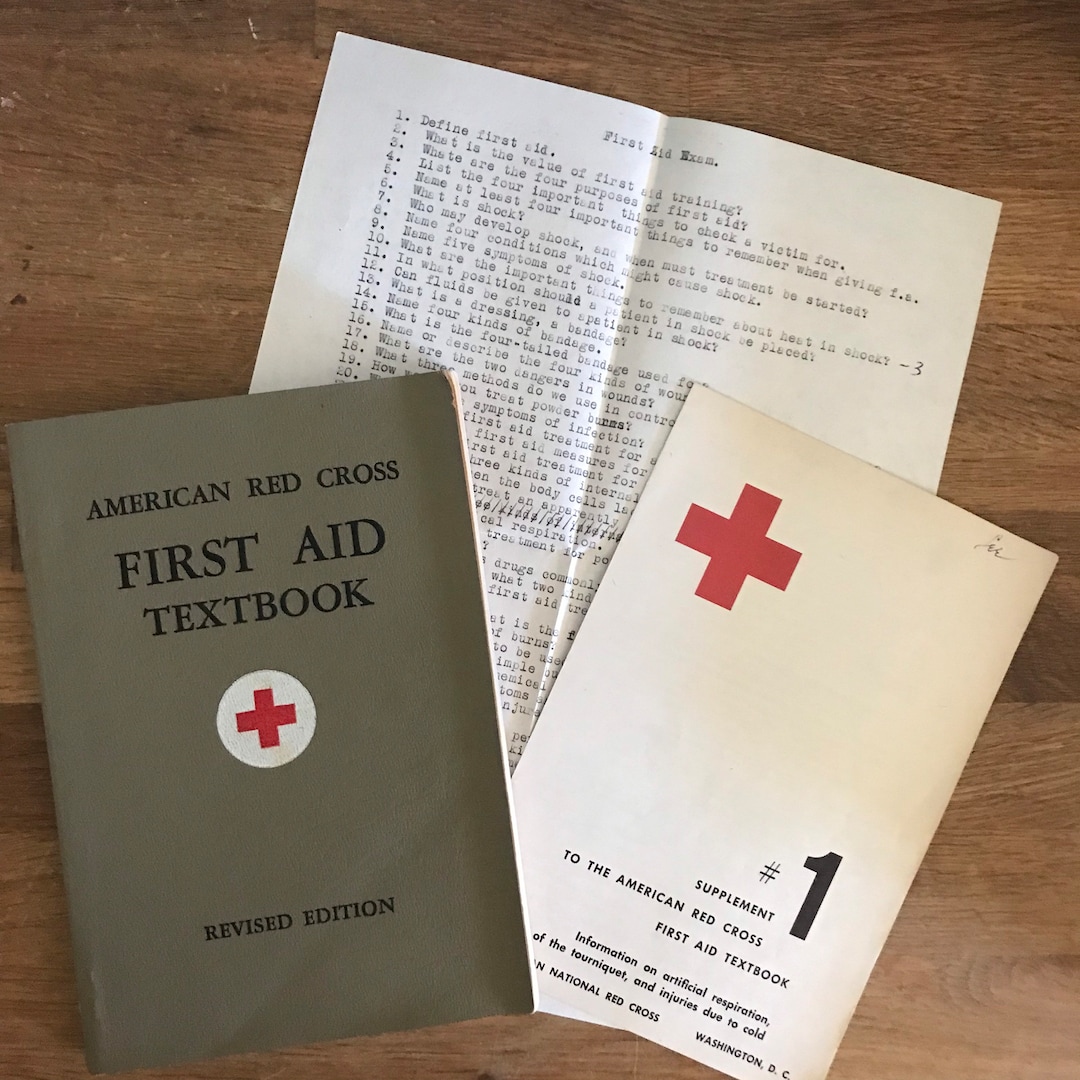 American Red Cross, First Aid Textbook, Revised Edition 1945 Reference