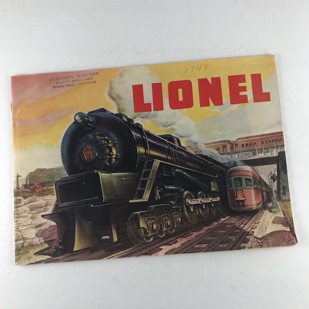 Vintage Lionel Train Catalog, 1948, Knotts Berry Farm Etsy