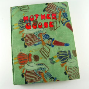 Children&#39;s Mother Goose Book, Stories for Kids, 1921 Hardcover Classic