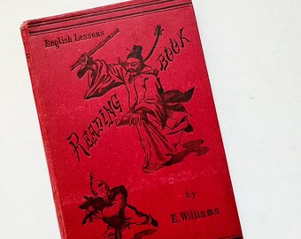 Antique Reading Book, English Lessons