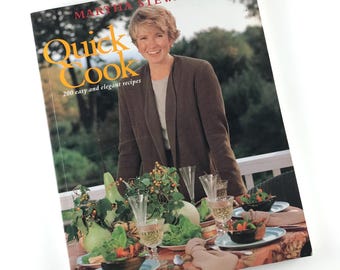 Vintage Martha Stewart Cookbook, Quick Cook 1983