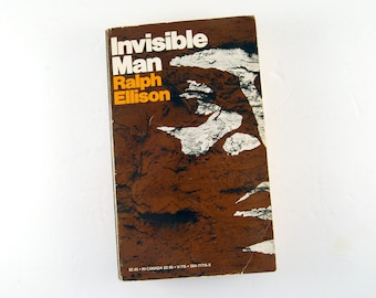 Ralph Ellison Invisible Man, Vintage Paperback Book, Classic Literature