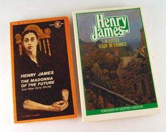 Henry James Books, The Madonna of the Future, A little Tour in France, Vintage Paperbacks