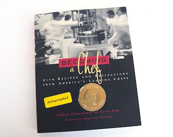 Becoming A Chef Book Signed, by Authors Cooking Lover Gifts
