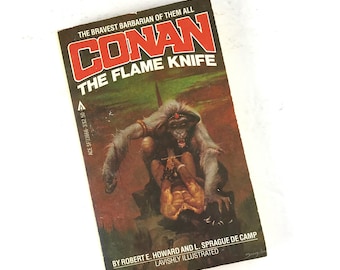 Conan Book, The Flame Knife, Illustrated Paperback edition