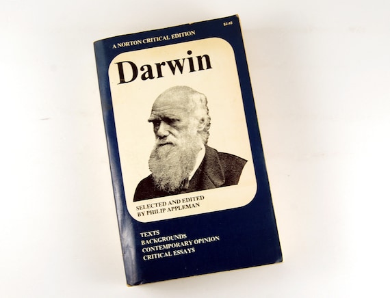 Charles Darwin Book, Norton Critical Edition, Vintage Paperback, Nonfiction  Books, Science Theology Gifts 