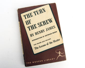 Henry James Book, Turn of the Screw 1957 Hardcover, Fiction Novel