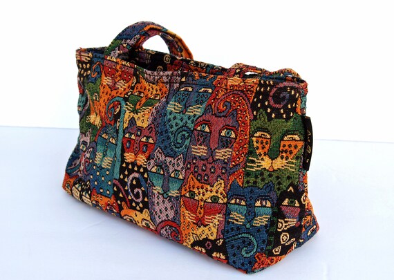 laurel burch tapestry handbags
