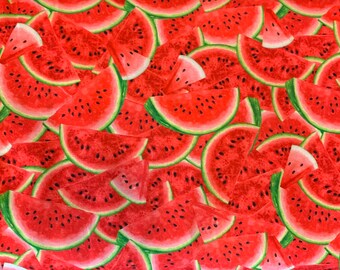 Watermelon Slices Allover 45" Timeless Treasures  Coordinates with other fabrics listed BTY