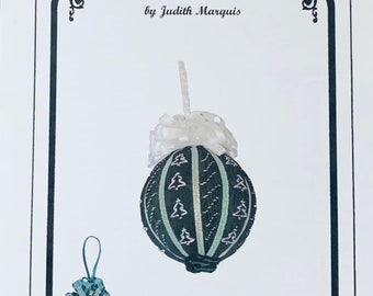 Smocked Christmas Tree Ball by Judith Marquis - Beautiful