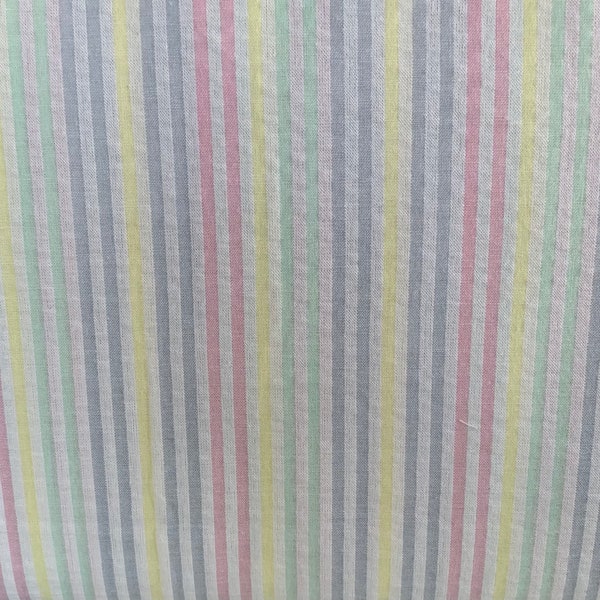 Pastel Stripe Seersucker 60” beautiful Fun fabric Richlin fabrics Sold by the BTY
