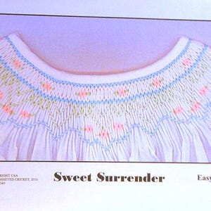 Sweet Surrender NEW Smocking Plate Crosseyed Cricket