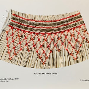 New Smocking Plate “ Pointe de Rose LBJ Designs