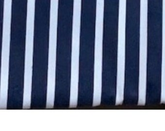 Blue Stripe Cotton Print 45” Sold BTY