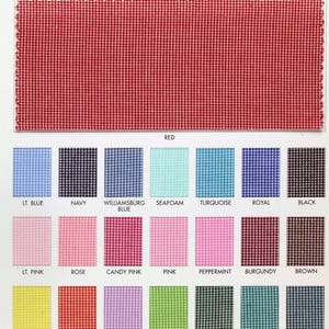 Imperial Micro Check 1/32&quot;    45&quot; WIDE Spechler Vogel  Sold BTY
