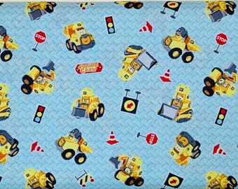 Riley Blake Junior Crew Work Toys Cotton Fabric