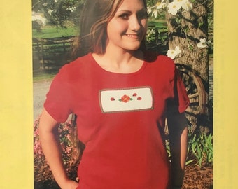 Pattern for Smocked Inserts On Knits & Tee Shirts by Ellen McCarn