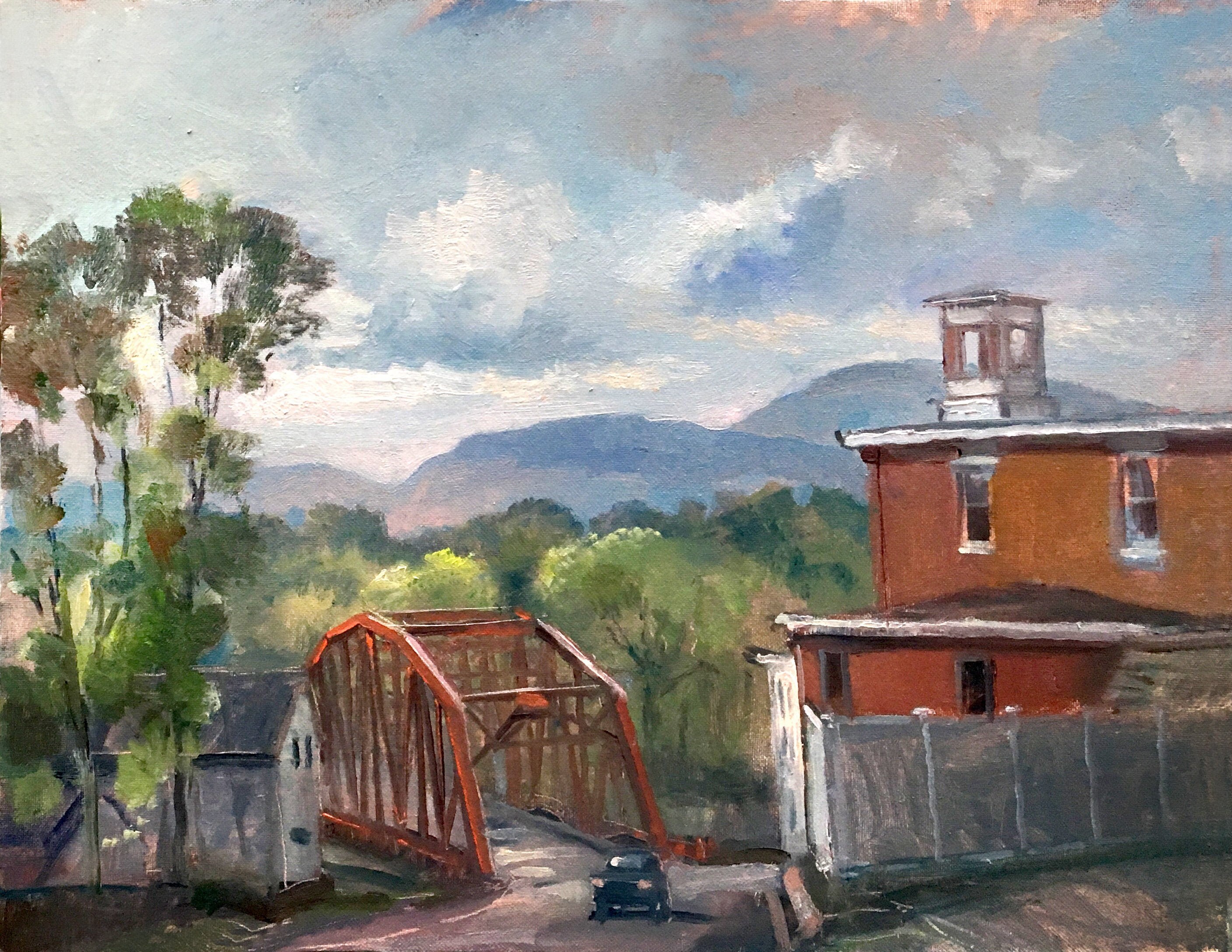 Keith Gunderson Saugerties Hudson Valley Oil Painting - Etsy