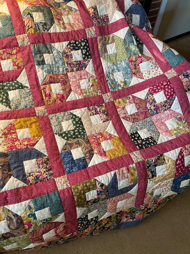 Boxy Stars Quilt - Etsy