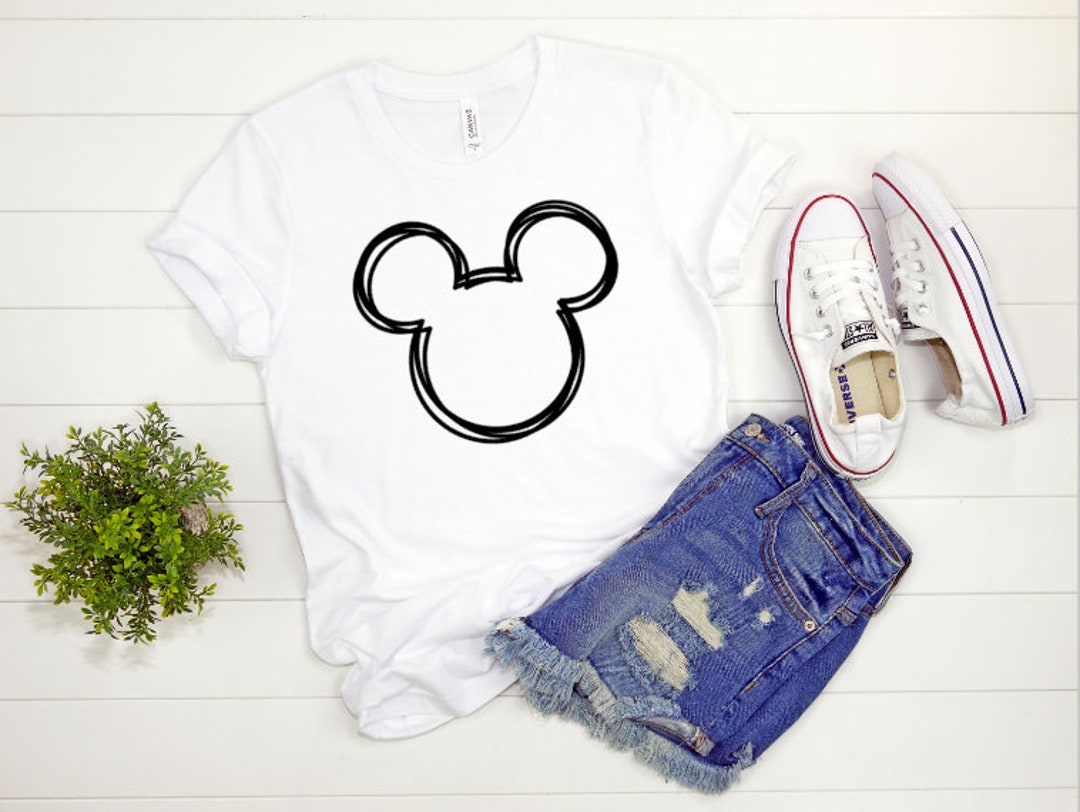 トップス DENIMDUNGAREEHollywoodStudios Mickey TEE Mickey Mouse Shirt Tee, Hollywood Studios Shirt Tee, Mickey