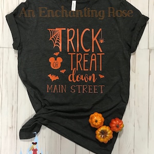Trick or Treat Down Main Street Shirt, Disney Halloween Shirt, Trick or Treat Disney Shirt, Disney Halloween Tee, MNSSH Shirt, Mickey tee