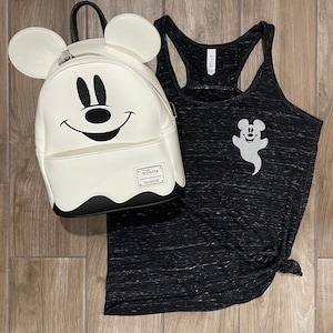 Disney Halloween Tank, Mickey Ghost Tank, Boo Bash Tank Tee