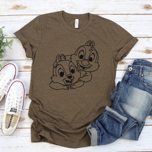 Chip N Dale Shirt Tee | Fort Wilderness Shirt | Happy Camper Shirt | Disney Camping Tee | Disney Camper | Disney and Naps | Disney Shirt