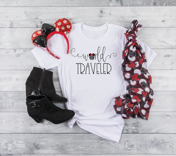 World Traveler Tee, EPCOT Tee, EPCOT Shirt, Food and Wine Tee, Disney  Shirt, Epcot World Traveler Shirt