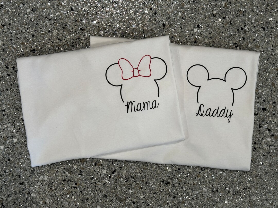 Disney Personalized Tee Shirt Disney Mom Dad Tee Shirt Disney Tee Shirt ...