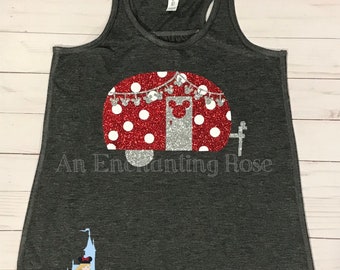 Girls Fort Wilderness Tank, Disney Camping Tank, Fort Wilderness Shirt, Minnie Mouse Tank, Happy Camper Tank, Happy Camper