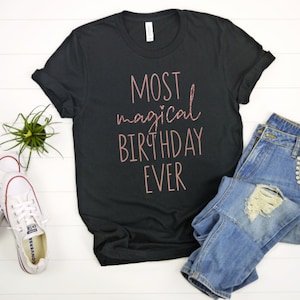 Most Magical Birthday Ever Shirt Tee, Disney Best Birthday Ever Shirt, Minnie Mouse Shirt , Disney Shirt, Adult Disney Tees