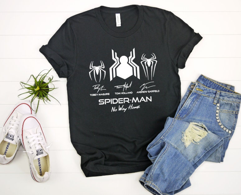 Marvel Spider-Man: No Way Home Spidey Circuit - Short Sleeve Blended  T-Shirt for Adults – Customized-Denim Snow Heather