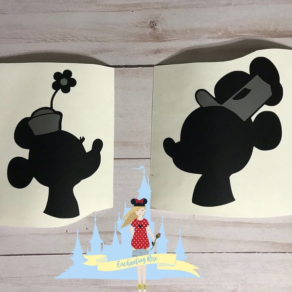 Stramboat Willie Yeti Decal, Mickey Mouse Decal, Disney Decal, Minnie Mouse Decal