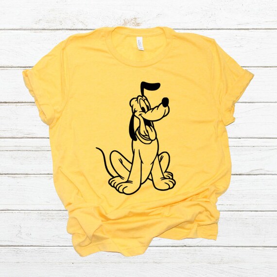 Pluto Shirt Tee Disney Pluto Shirt Disney Vacation Shirt Etsy