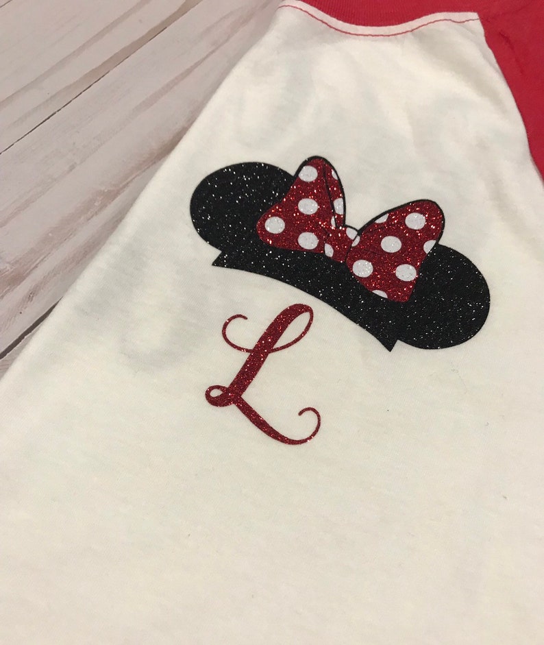 Disney Shirt Girl/'s Disney Best Day Ever Shirt Disney Raglan Disney Monogram Disney Tee Castle Shirt Minnie Mouse